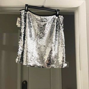 Nordstrom Open Edit Sequin Skirt - Never Worn, Tags Attached - XL